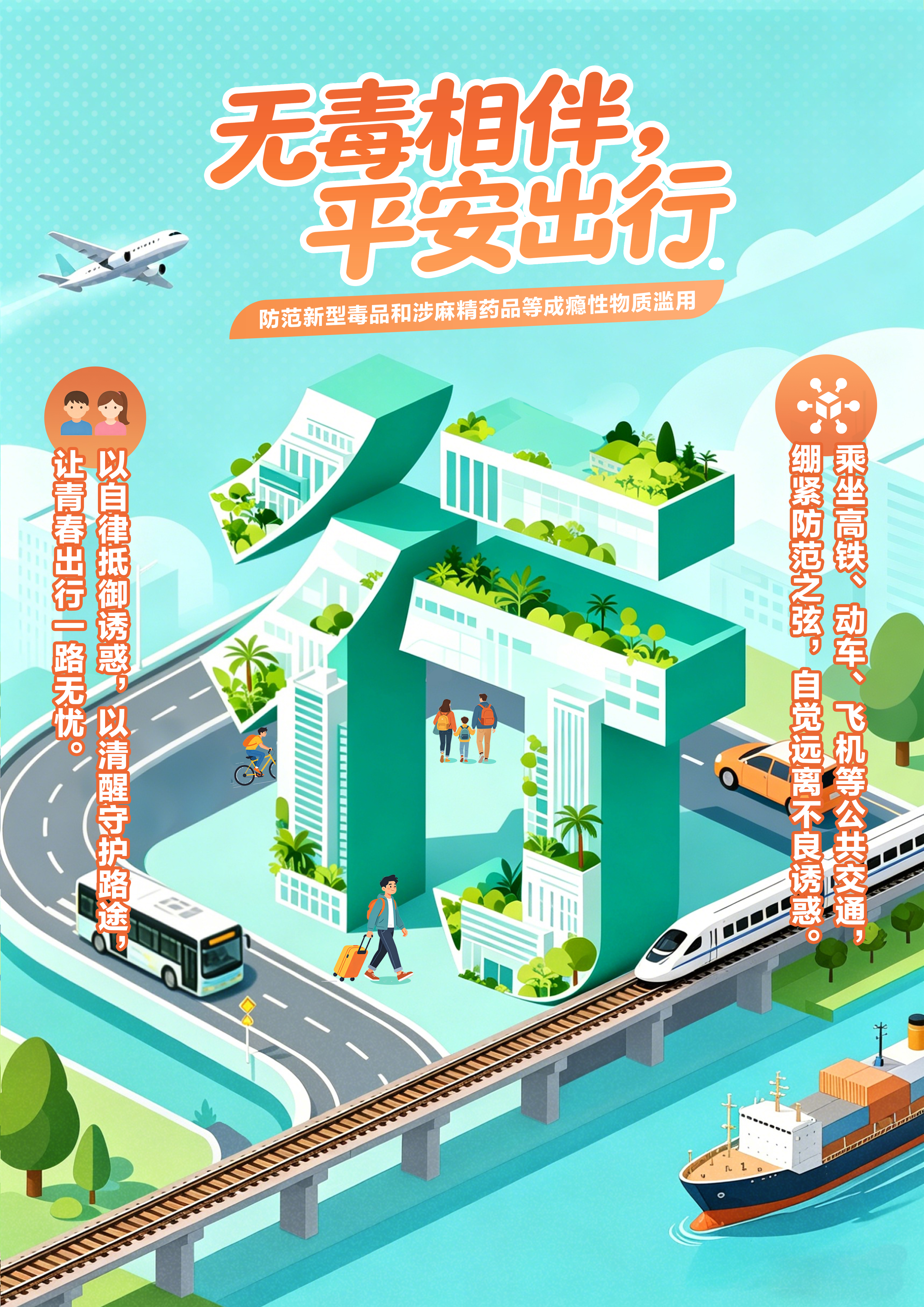 “医食住行”，护航青春（防范青少年药物滥用海报）-行.jpg